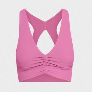 Aritzia TnAction TNABUTTER VOLLEY SPORTS BRA in Berry Fizz
